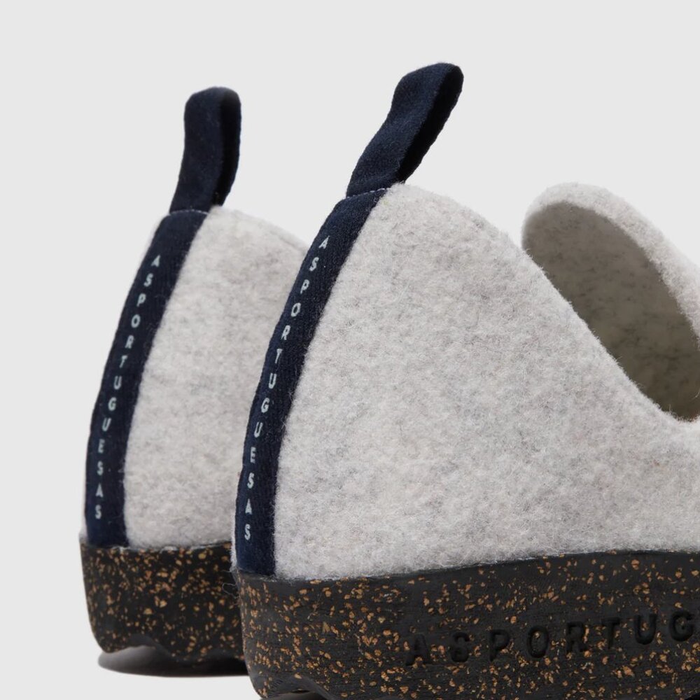 NEW ASPORTUGUESAS Made In Portugal Wool City Comfort Slip On Shoes 259 6M3 - Picture 4 of 8